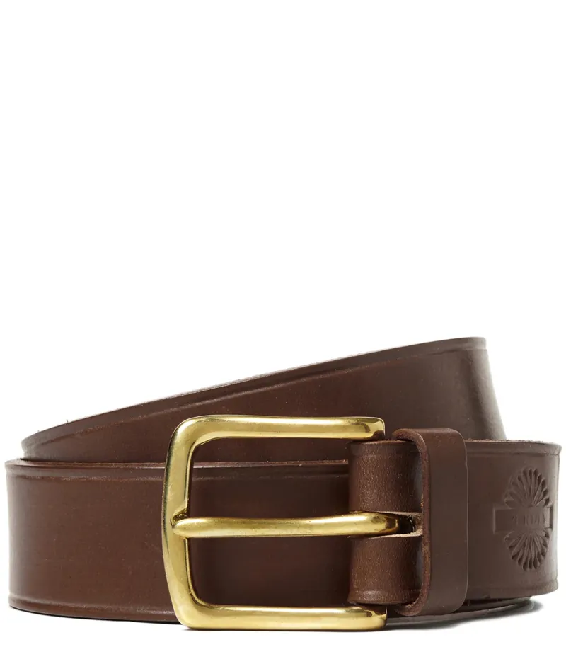 Purdey Bridle Leather Belt Havana